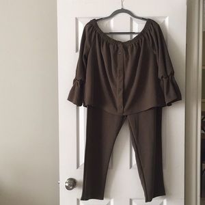 Strapless Top/Pant set